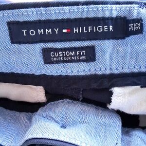 Tommy Hilfiger Men's Navy Blue Chino Pants 34X32